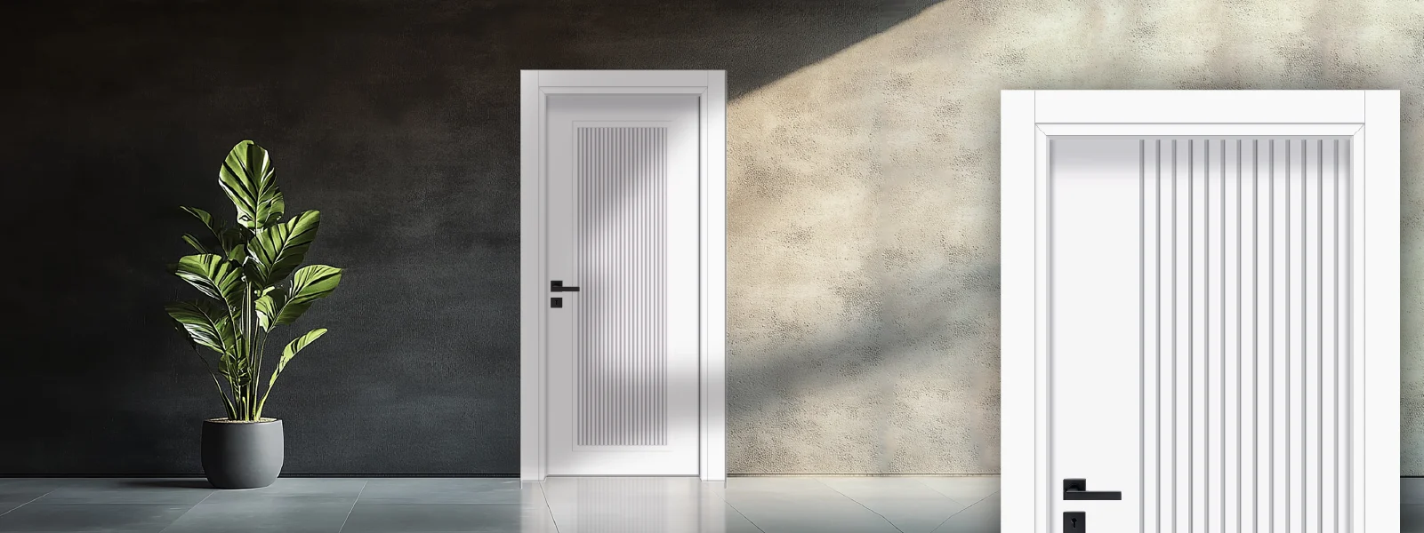 Çelik kapı ve katalog kapağında lake, selefon ve Ultralam yüzey işlemleri