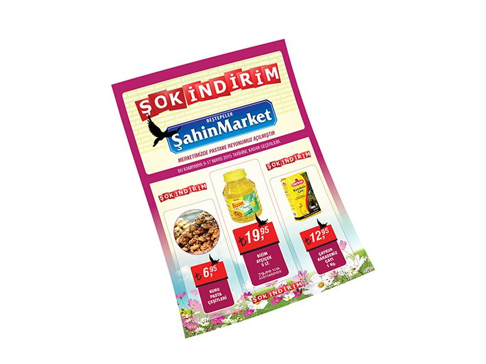 Ticari afiş örneği